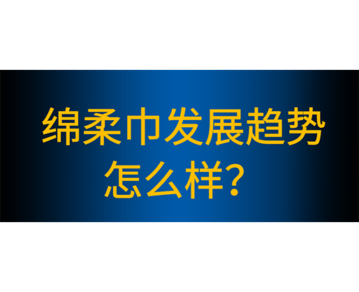 綿柔巾生產(chǎn)線有哪些性能特點(diǎn)，綿柔巾發(fā)展趨勢(shì)怎么樣？