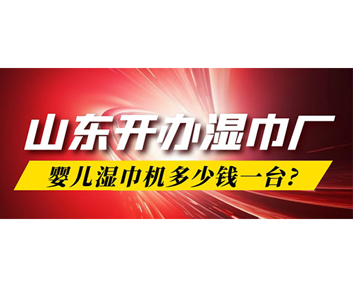 山東開辦濕巾廠，嬰兒濕巾機(jī)多少錢一臺(tái)?