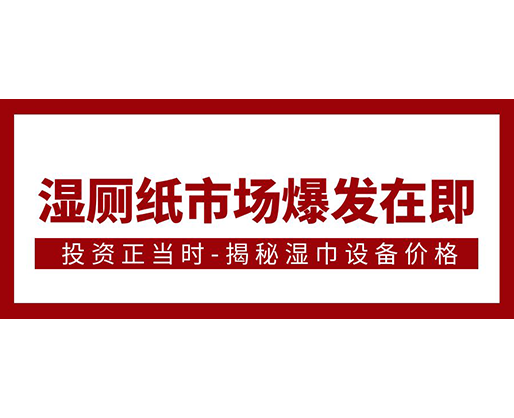 濕廁紙市場爆發(fā)在即，投資正當時-揭秘濕巾設(shè)備價格