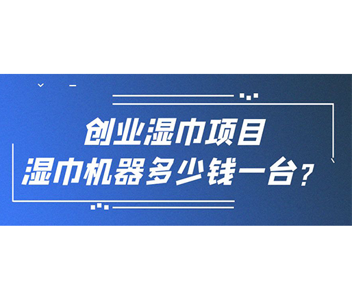 創(chuàng)業(yè)濕巾項目，濕巾機器多少錢一臺？